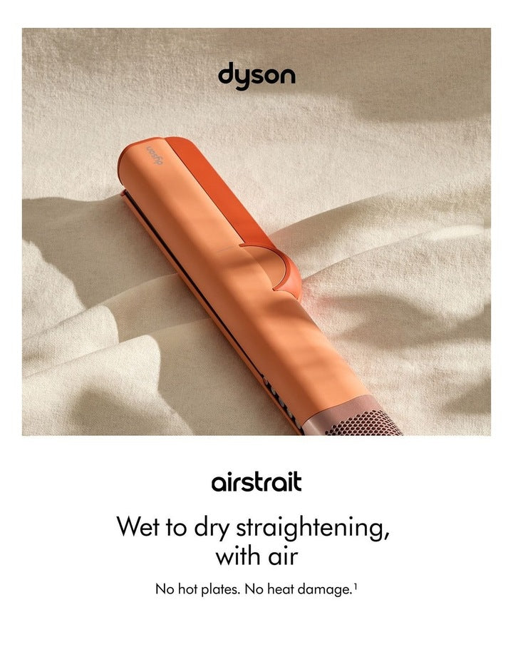 Airstrait Straightener And Dryer in Ceramic Apricot/Topaz