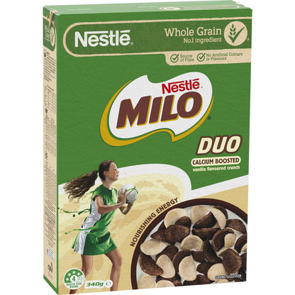 Nestle Milo Duo Breakfast Cereal 340g