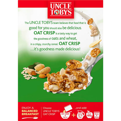 Uncle Tobys Oat Crisp Almond Breakfast Cereal 415g
