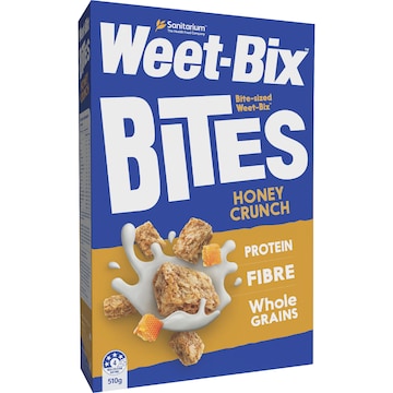 Weet-Bix Bites Crunchy Honey Breakfast Cereal 510g