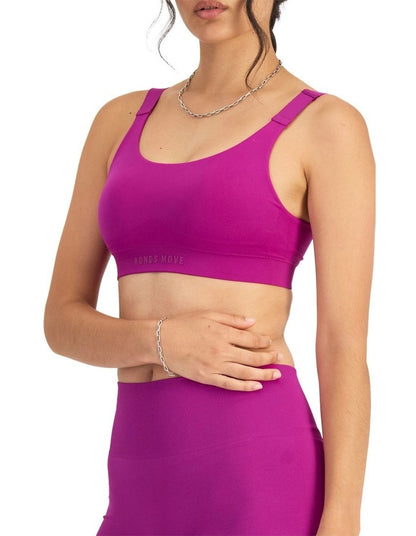 Move Seamless Bralette Bra in Cosmic Purple