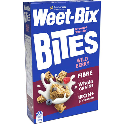 Weet-Bix Bites Wild Berry Breakfast Cereal 500g