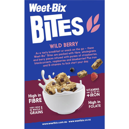 Weet-Bix Bites Wild Berry Breakfast Cereal 500g