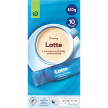 Woolworths Latte Coffee Sachets 10 pack
