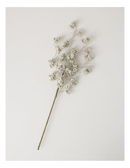 Luxe Glittered Berries Pick in Gold: 50cm