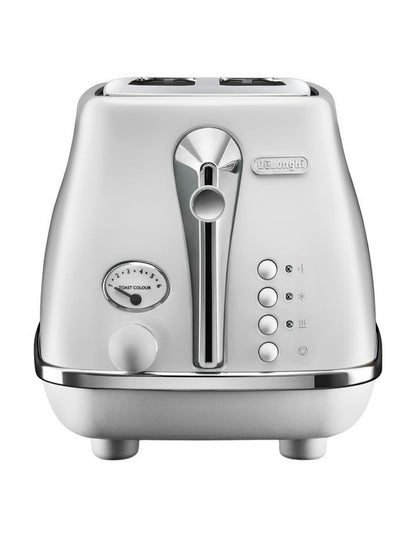 Icona Capitals 2 Slice Toaster CTOC2003IW in Helsinki White