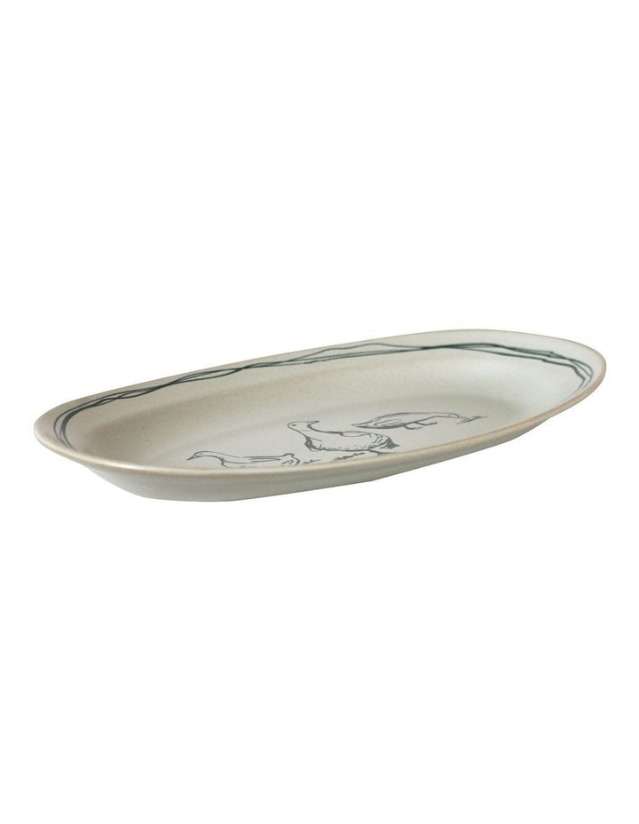 Birds Of A Feather Oval Platter