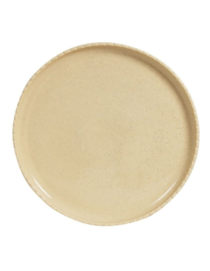 Annie Dinner Plate Speckled Bone