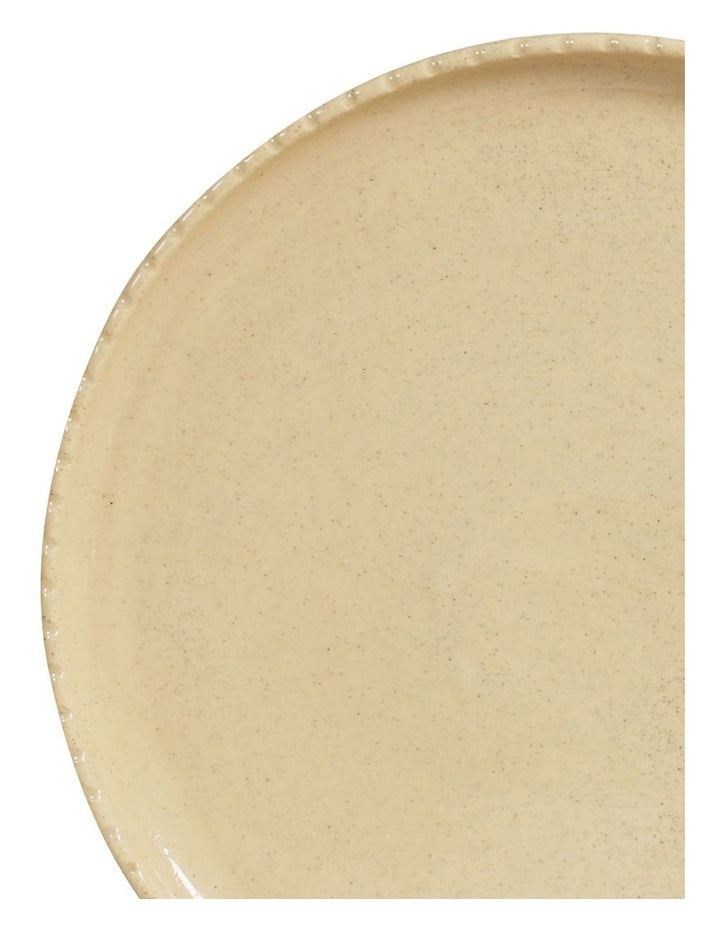 Annie Dinner Plate Speckled Bone