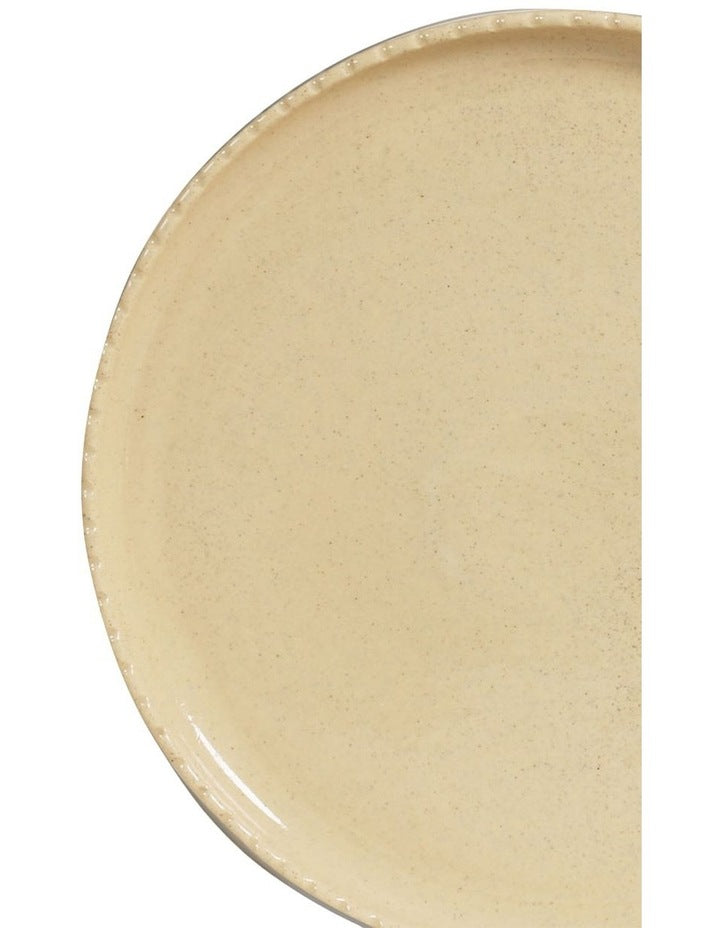 Annie Side Plate Speckled Bone