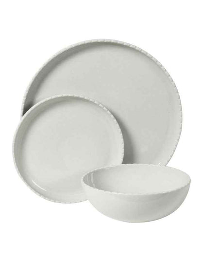 Annie 12pc Dinner Set Stone