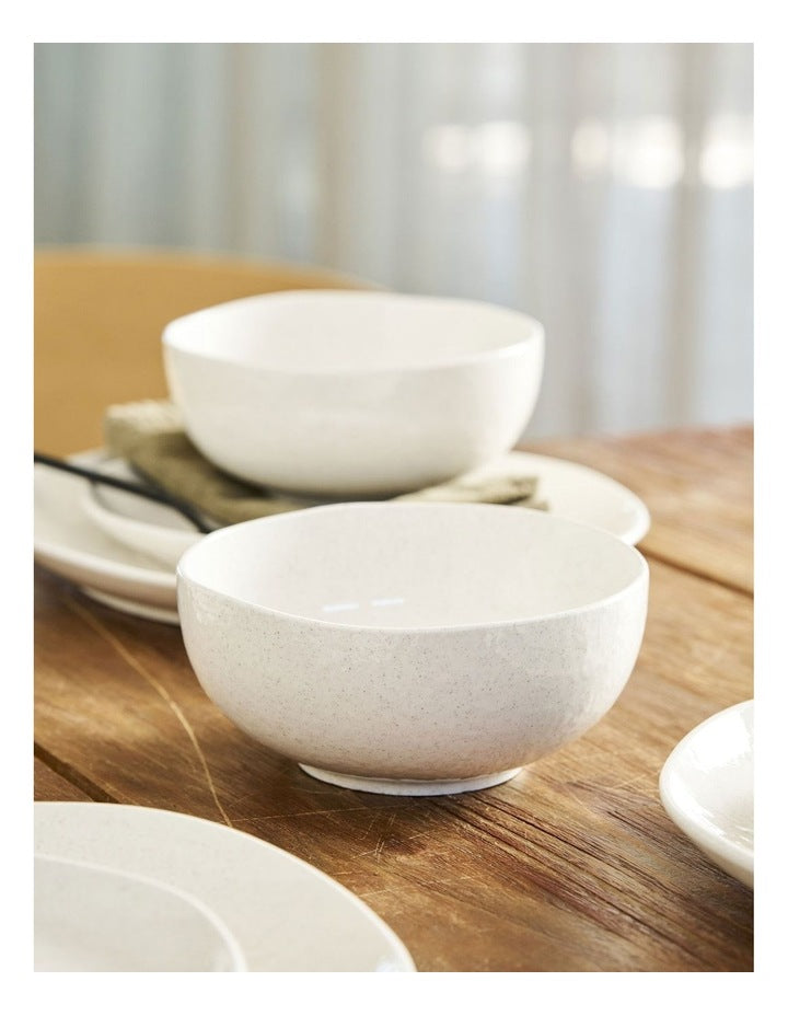 Shell 15cm Bowl Speckled White