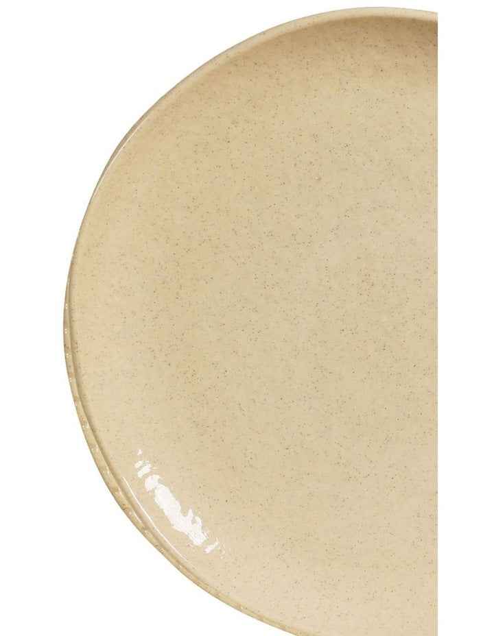Shell 18cm Side Plate Speckled Bone