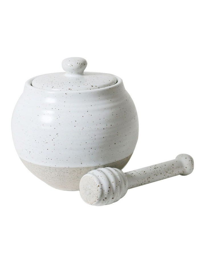 Natural Home Honey Pot W/Dipper 300ml