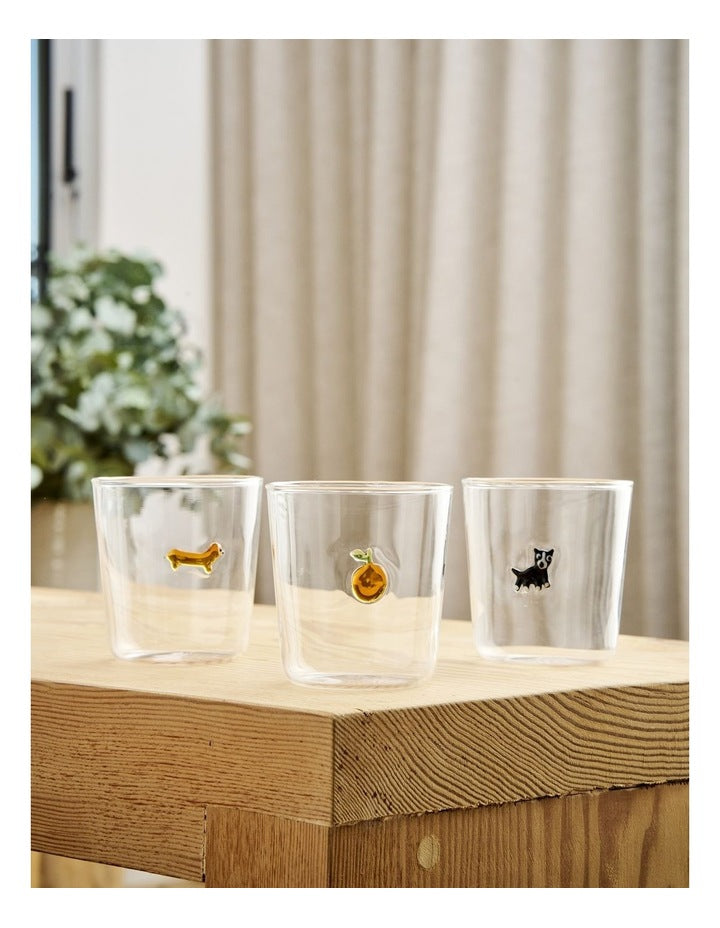 Icon Glassware Tumbler 350ml Orange