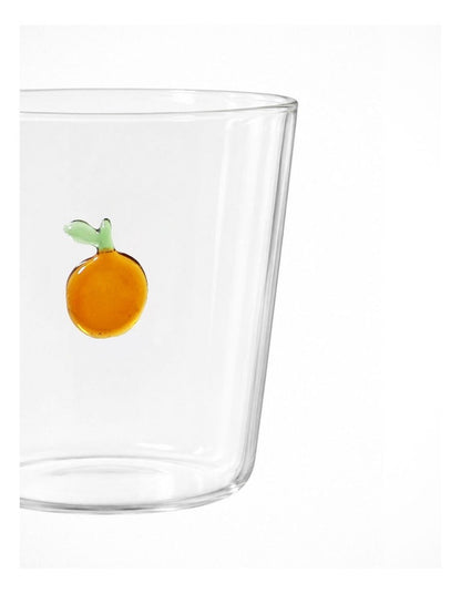 Icon Glassware Tumbler 350ml Orange