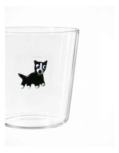 Icon Glassware Tumbler 350ml Border Collie