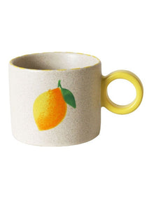 The Fruit Basket Lemon Hand Brushed Mug 250ml