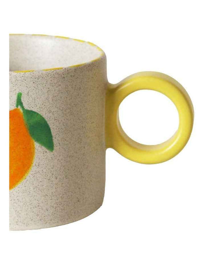 The Fruit Basket Lemon Hand Brushed Mug 250ml