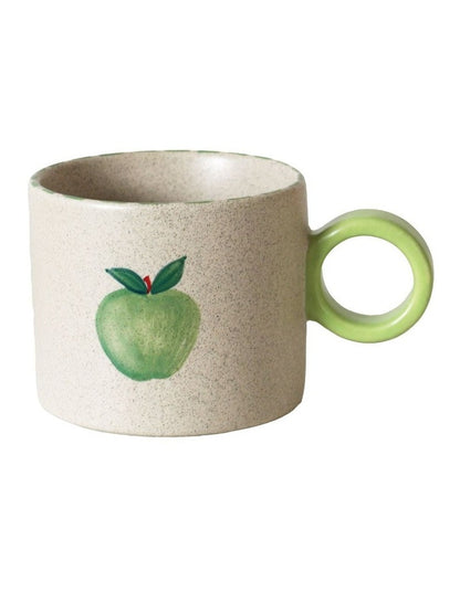 The Fruit Basket Apple Mug Hand Brushed 250ml