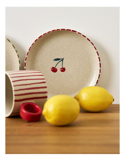 The Fruit Basket Apple 16cm Hand Brushed Plate