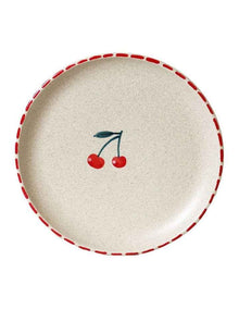 The Fruit Basket Cherry 16cm Hand Brushed Plate