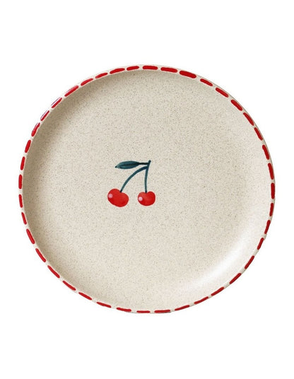 The Fruit Basket Cherry 16cm Hand Brushed Plate