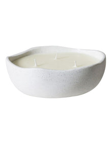 Ocean Three-Wick Candle White Speckle - Ocean Soft