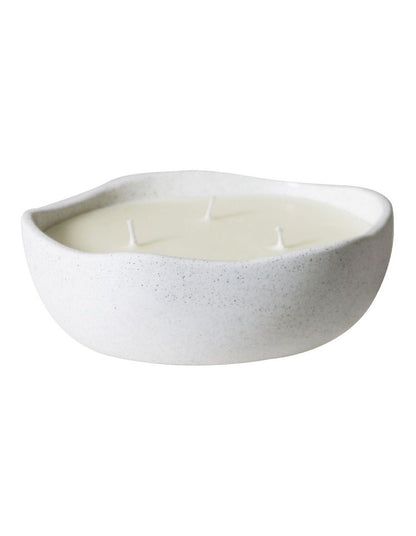 Ocean Three-Wick Candle White Speckle - Ocean Soft