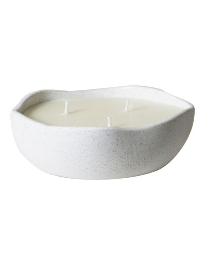 Ocean Three-Wick Candle White Speckle - Ocean Soft