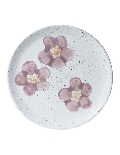 Monet's Garden Treats Plate 16cm Hand Brushed Forget Me Not