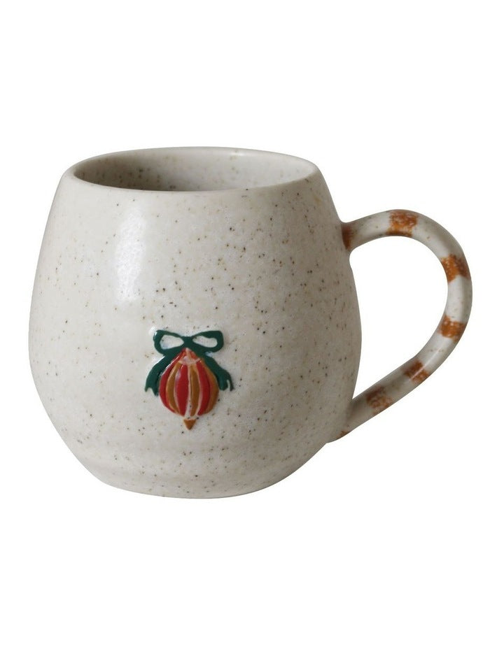 Noel Collection Mug 400ml Handbrushed Bauble