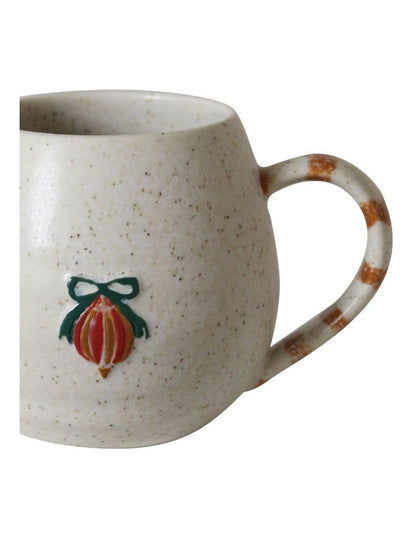 Noel Collection Mug 400ml Handbrushed Bauble