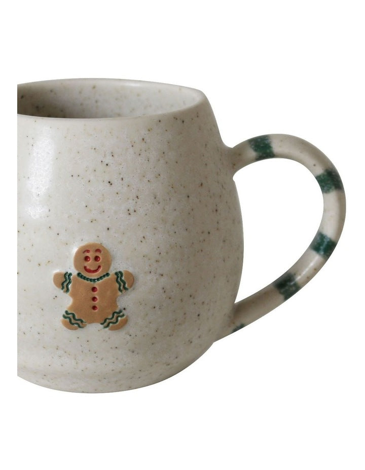 Noel Collection Mug 400ml Handbrushed Gingerbread Man