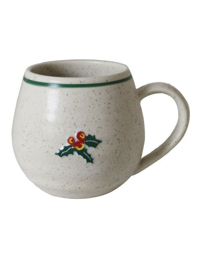 Noel Collection Mug 400ml Handbrushed Holly