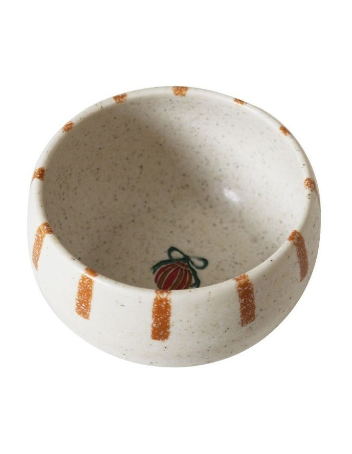 Noel Collection Assorted Hand brushed Condiment Bowls - Set of 3
