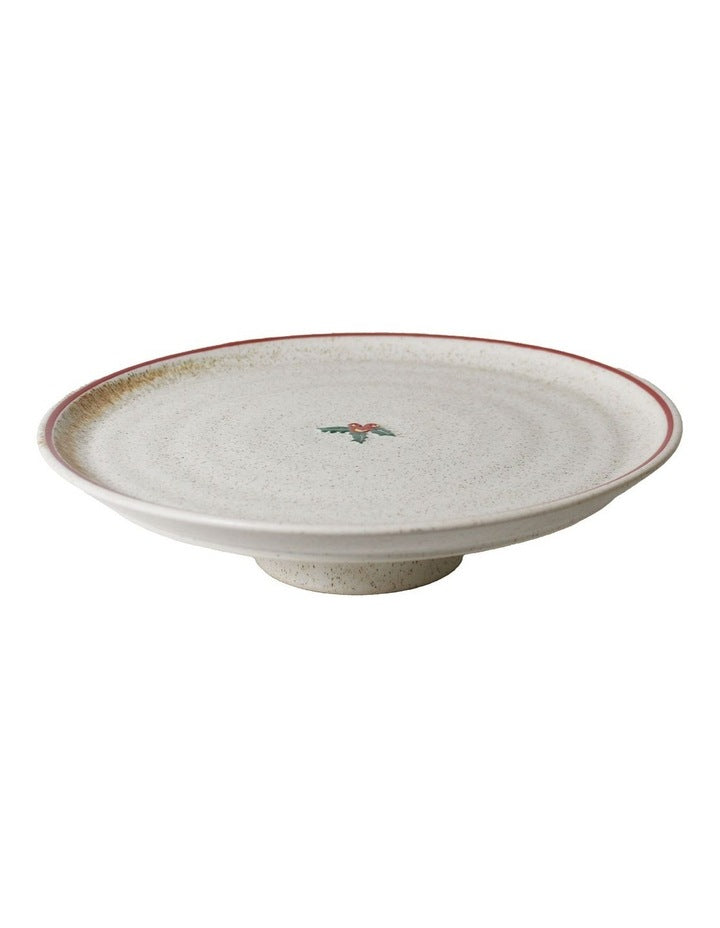 Noel Collection Pavlova Plate Holly