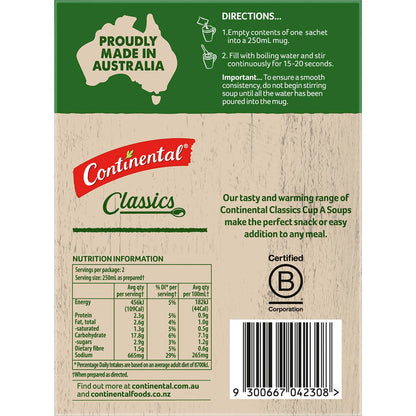 Continental Cup A Soup Hearty Pea & Ham 2 pack