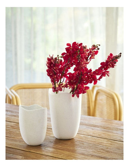 Ocean Small Vase White Speckle