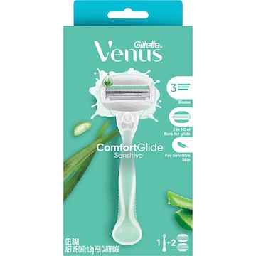 Gillette Venus Comfortglide Sensitive Razor With 2 Blades each