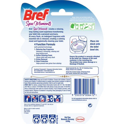 Bref Spa Moments Harmony Toilet Cleaner Block 50g x 2 pack