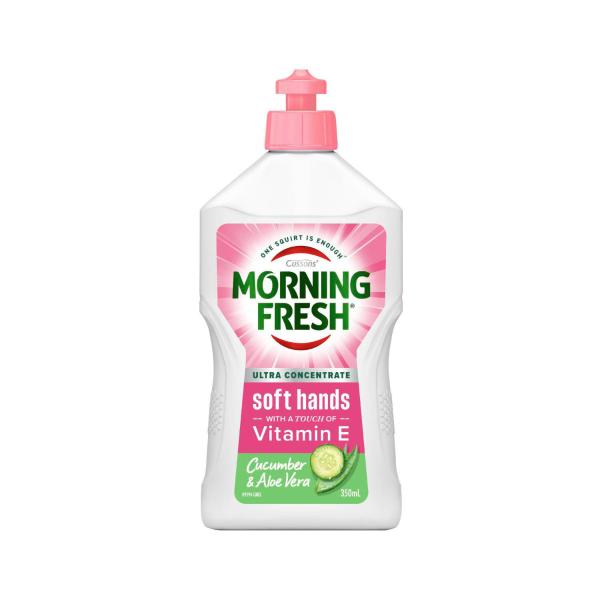 MORNING FRESH SOFT HANDS DISHWASHING LIQUID CUCUMBER & ALOE VERA 350ML