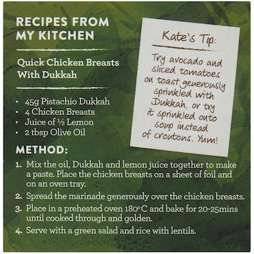 Table Of Plenty Dried Spices Dukkah Pistachio 45g