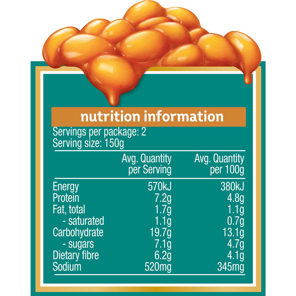 Heinz Beanz Baked Beans Caramelised Onion Flavour 300g