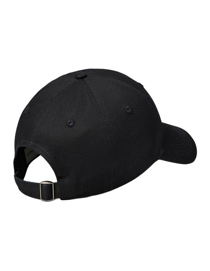 Monologo Embroidery Baseball Cap in Black