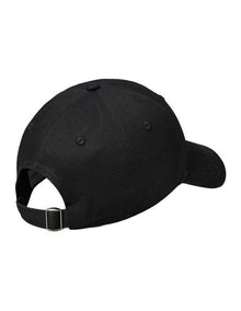 Monologo Embroidery Baseball Cap in Black