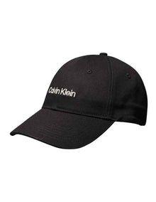 Logo Embroidered Baseball Hat in Black