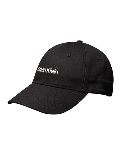 Logo Embroidered Baseball Hat in Black