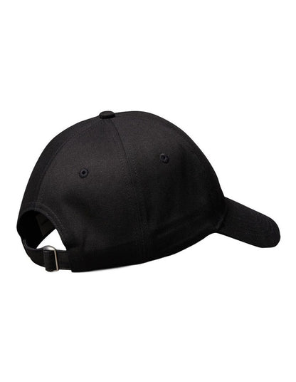 Logo Embroidered Baseball Hat in Black