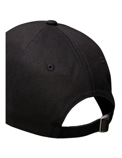 Logo Embroidered Baseball Hat in Black